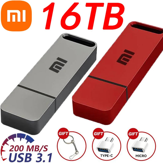 Xiaomi USB 16TB OTG Metal 2TB 4TB Type C Waterproof